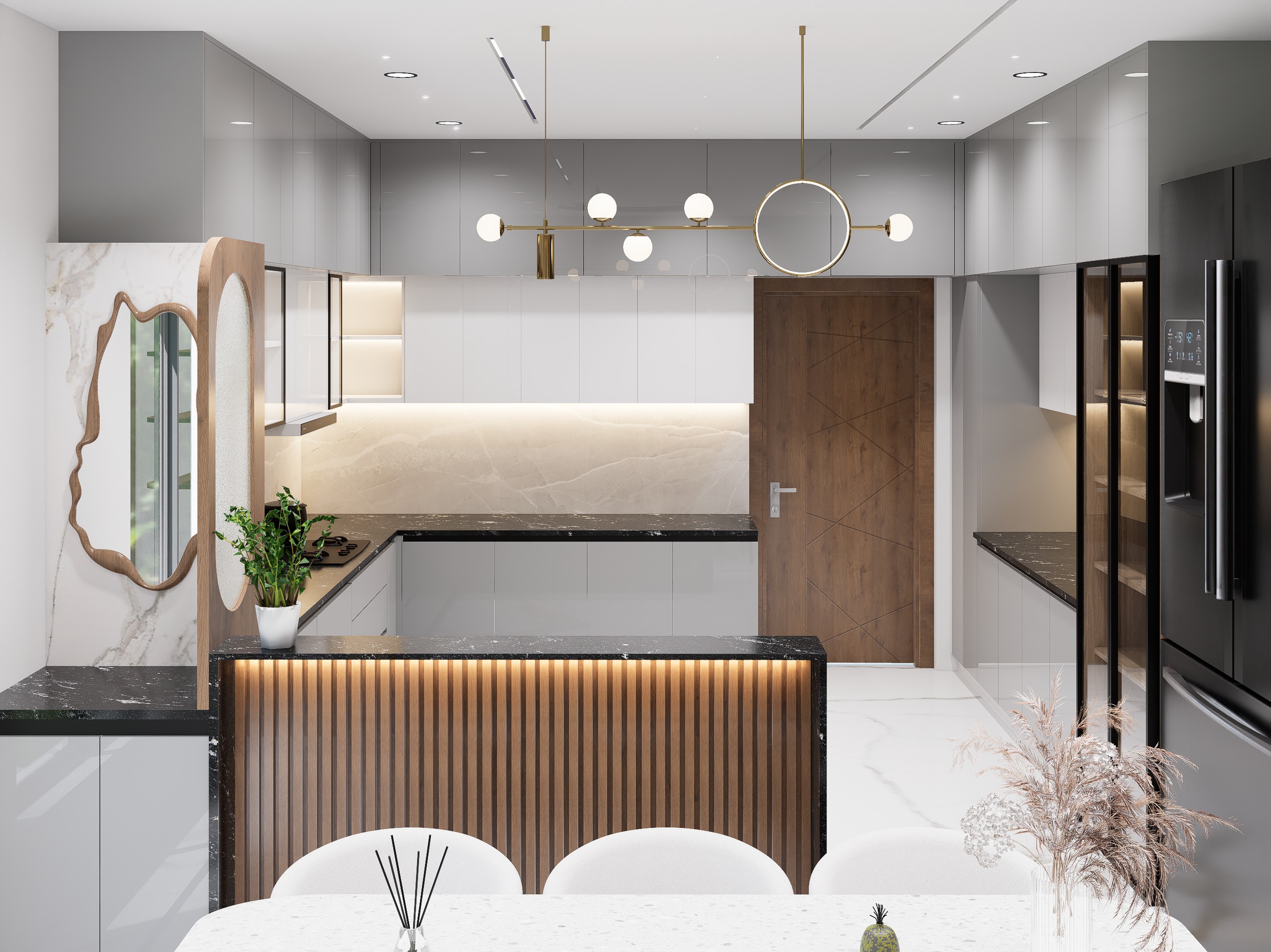Premium bedroom interior designed by Prime Modulars